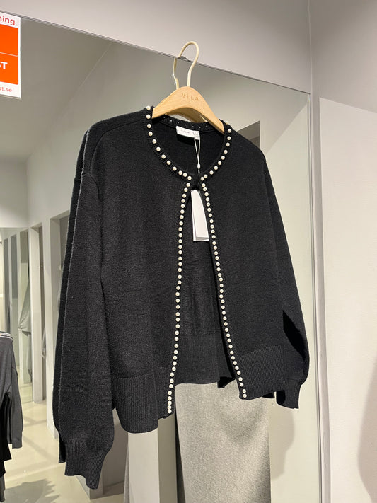 VIZAFINA Knit Cardigan - Black