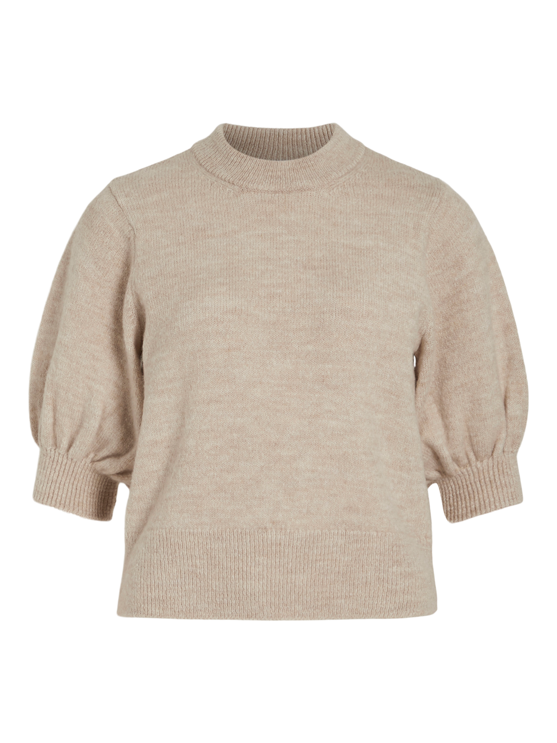 VIBIOLA Knit Top - Natural Melange